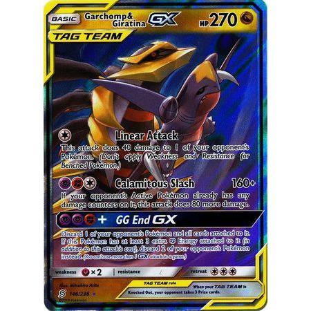 Garchomp &amp; Giratina GX -Single Card-Ultra Rare [146/236]-The Pokémon Company International-Ace Cards &amp; Collectibles
