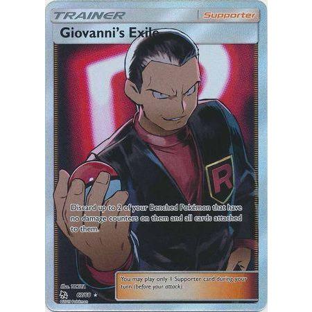 Giovanni&#39;s Exile -Single Card-Full Art Ultra Rare [67/68]-The Pokémon Company International-Ace Cards &amp; Collectibles