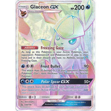 Glaceon GX -Single Card-Hyper Rare [159/156]-The Pokémon Company International-Ace Cards &amp; Collectibles