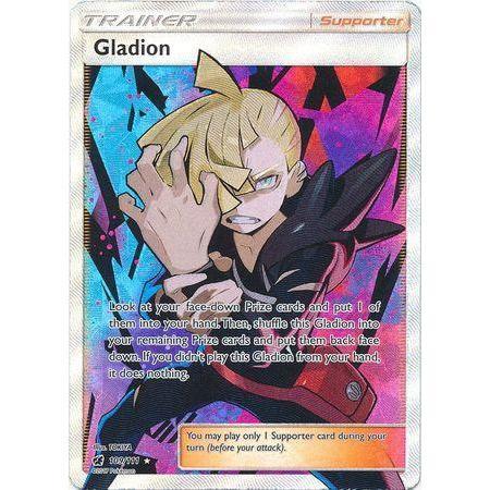 Gladion -Single Card-Full Art Ultra Rare [109/111]-The Pokémon Company International-Ace Cards &amp; Collectibles