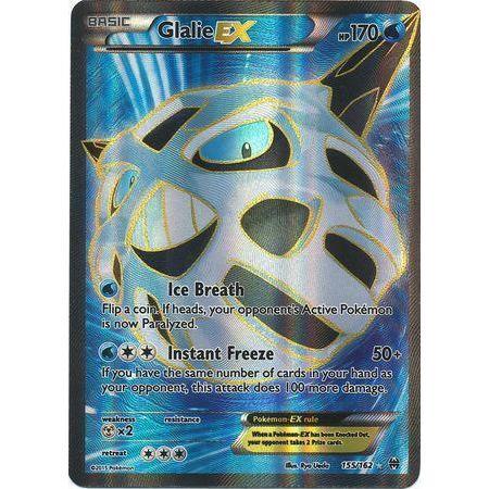 Glalie EX -Single Card-Full Art Ultra Rare [155/162]-The Pokémon Company International-Ace Cards & Collectibles