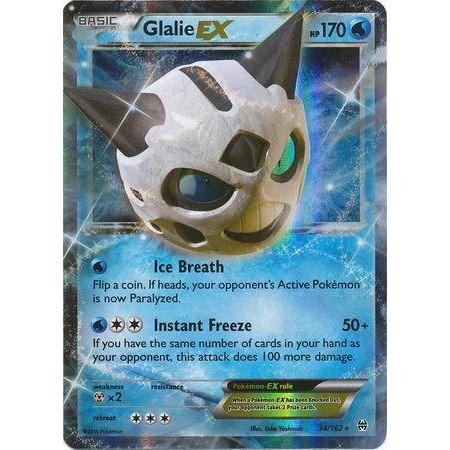 Glalie EX -Single Card-Ultra Rare [34/162]-The Pokémon Company International-Ace Cards &amp; Collectibles