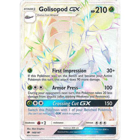 Golisopod GX -Single Card-Hyper Rare [148/147]-The Pokémon Company International-Ace Cards &amp; Collectibles
