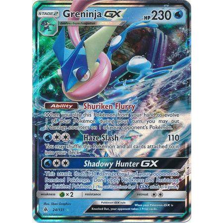 Greninja GX -Single Card-Ultra Rare [24/131]-The Pokémon Company International-Ace Cards &amp; Collectibles