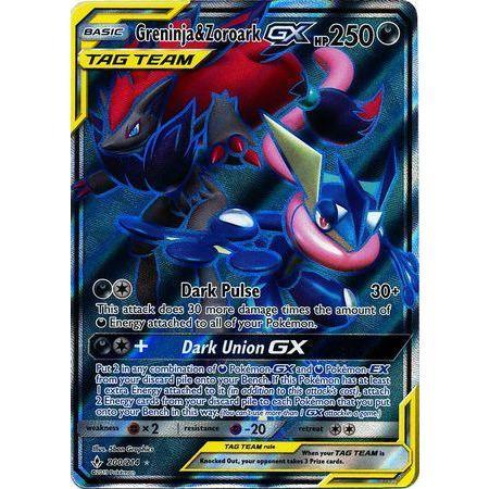 Greninja &amp; Zoroark GX -Single Card-Full Art Ultra Rare [200/214]-The Pokémon Company International-Ace Cards &amp; Collectibles