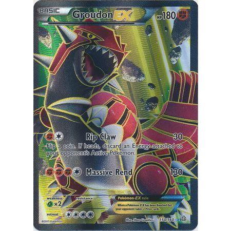 Groudon EX -Single Card-Full Art Ultra Rare [150/160]-The Pokémon Company International-Ace Cards &amp; Collectibles