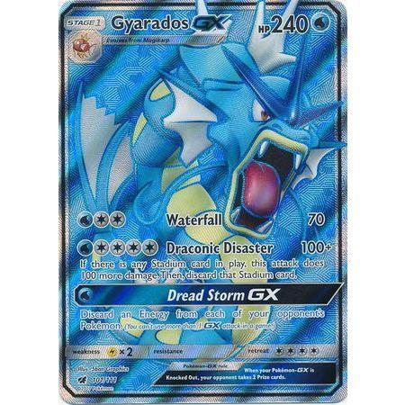 Gyarados GX -Single Card-Full Art Ultra Rare [101/111]-The Pokémon Company International-Ace Cards &amp; Collectibles