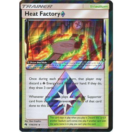 Heat Factory Prism Star -Single Card-Holo Rare [178/214]-The Pokémon Company International-Ace Cards &amp; Collectibles