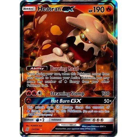 Heatran GX -Single Card-Ultra Rare [25/236]-The Pokémon Company International-Ace Cards &amp; Collectibles