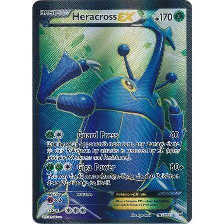 Heracross EX -Single Card-Full Art Ultra Rare [105/111]-The Pokémon Company International-Ace Cards &amp; Collectibles