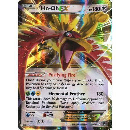 Ho-Oh EX -Single Card-Ultra Rare [92/122]-The Pokémon Company International-Ace Cards &amp; Collectibles