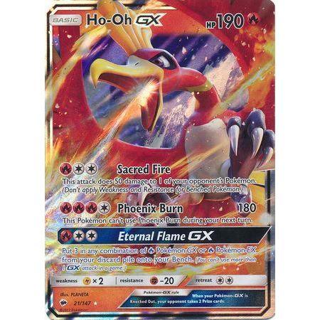 Ho-Oh GX -Single Card-Ultra Rare [21/147]-The Pokémon Company International-Ace Cards &amp; Collectibles