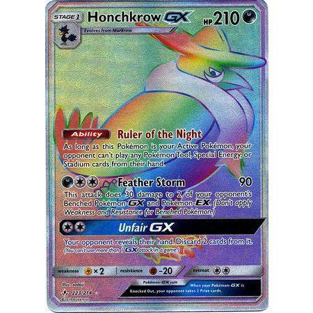 Honchkrow GX -Single Card-Hyper Rare [223/214]-The Pokémon Company International-Ace Cards &amp; Collectibles