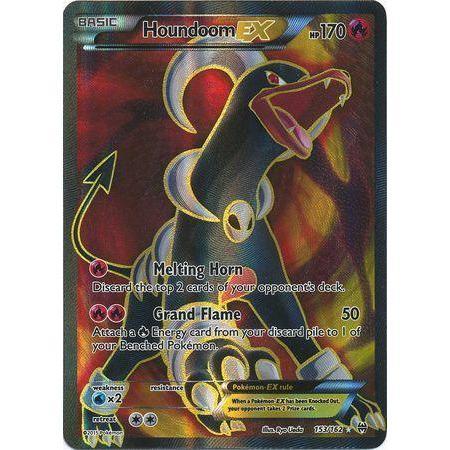 Houndoom EX -Single Card-Full Art Ultra Rare [153/162]-The Pokémon Company International-Ace Cards &amp; Collectibles