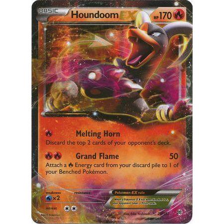 Houndoom EX -Single Card-Ultra Rare [21/162]-The Pokémon Company International-Ace Cards &amp; Collectibles