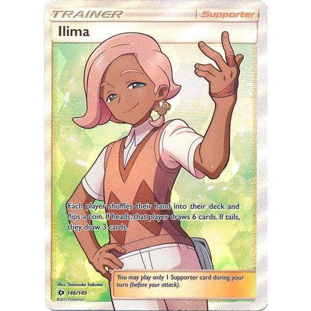 Ilima -Single Card-Full Art Ultra Rare [146/149]-The Pokémon Company International-Ace Cards & Collectibles