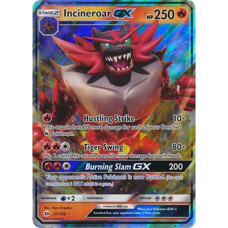 Incineroar GX -Single Card-Ultra Rare [27/149]-The Pokémon Company International-Ace Cards & Collectibles