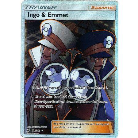 Ingo &amp; Emmet -Single Card-Full Art Ultra Rare [176/181]-The Pokémon Company International-Ace Cards &amp; Collectibles
