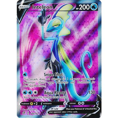 Inteleon V -Single Card-Full Art Ultra Rare [180/192]-The Pokémon Company International-Ace Cards &amp; Collectibles