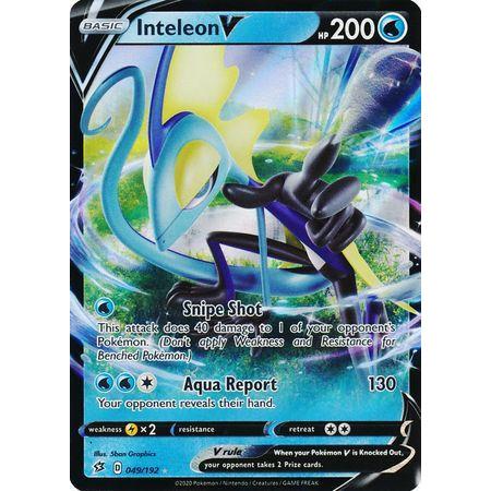 Inteleon V -Single Card-Ultra Rare [049/192]-The Pokémon Company International-Ace Cards & Collectibles