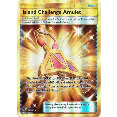 Island Challenge Amulet -Single Card-Secret Rare [265/236]-The Pokémon Company International-Ace Cards &amp; Collectibles
