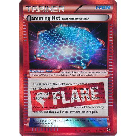 Jamming Net Team Flare Hyper Gear -Single Card-Holo Rare [98/119]-The Pokémon Company International-Ace Cards &amp; Collectibles
