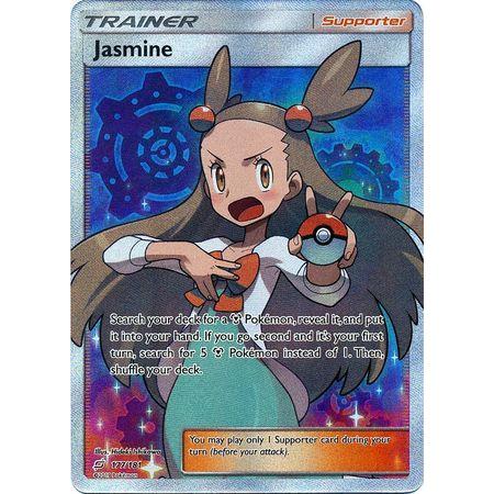 Jasmine -Single Card-Full Art Ultra Rare [177/181]-The Pokémon Company International-Ace Cards &amp; Collectibles