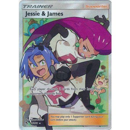 Jessie &amp; James -Single Card-Full Art Ultra Rare [68/68]-The Pokémon Company International-Ace Cards &amp; Collectibles