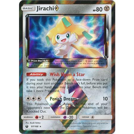 Jirachi Prism Star -Single Card-Holo Rare [97/168]-The Pokémon Company International-Ace Cards &amp; Collectibles