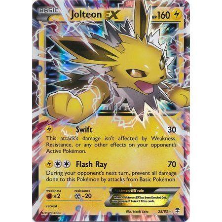Jolteon EX -Single Card-Ultra Rare [28/83]-The Pokémon Company International-Ace Cards &amp; Collectibles