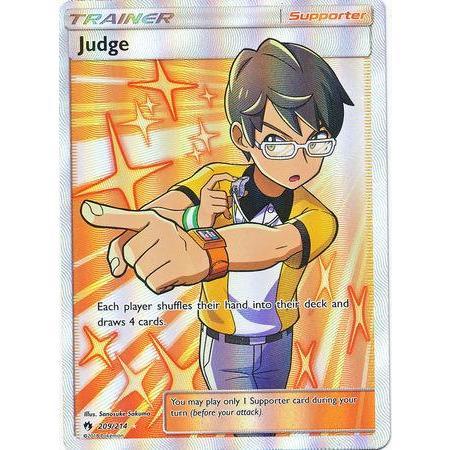 Judge -Single Card-Full Art Ultra Rare [209/214]-The Pokémon Company International-Ace Cards &amp; Collectibles