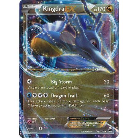 Kingdra EX -Single Card-Ultra Rare [73/124]-The Pokémon Company International-Ace Cards &amp; Collectibles