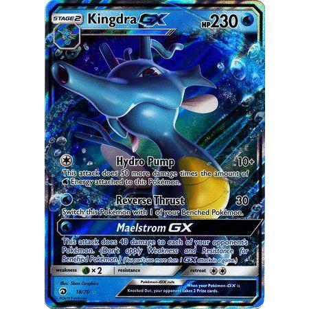 Kingdra GX -Single Card-Rare Ultra [18/70]-The Pokémon Company International-Ace Cards &amp; Collectibles