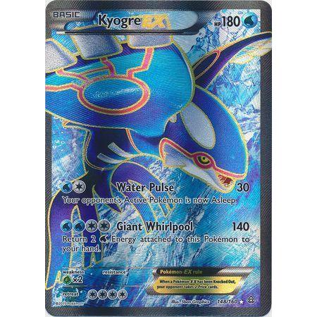 Kyogre EX -Single Card-Full Art Ultra Rare [148/160]-The Pokémon Company International-Ace Cards &amp; Collectibles
