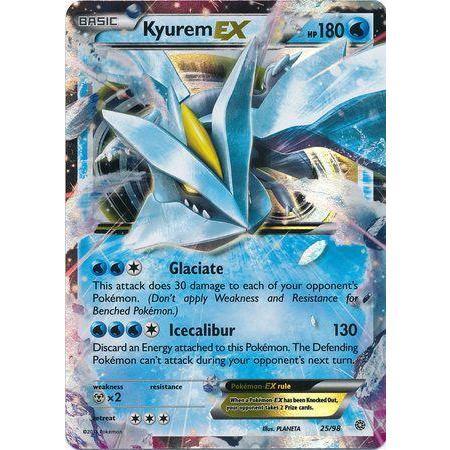 Kyurem EX -Single Card-Ultra Rare [25/98]-The Pokémon Company International-Ace Cards &amp; Collectibles