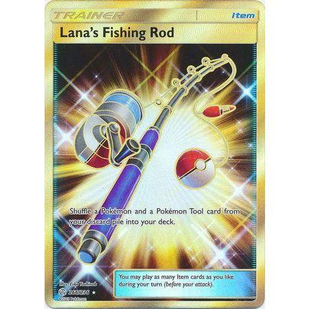 Lana&#39;s Fishing Rod -Single Card-Secret Rare [266/236]-The Pokémon Company International-Ace Cards &amp; Collectibles