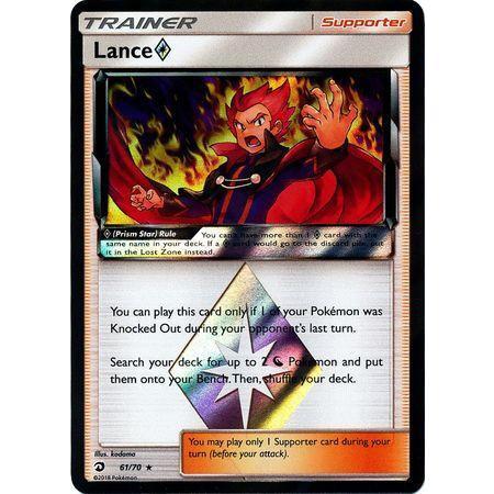 Lance Prism Star -Single Card-Holo Rare [61/70]-The Pokémon Company International-Ace Cards &amp; Collectibles