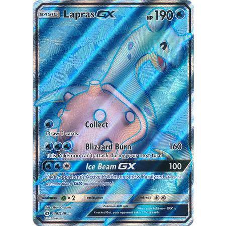 Lapras GX -Single Card-Full Art Ultra Rare [139/149]-The Pokémon Company International-Ace Cards &amp; Collectibles