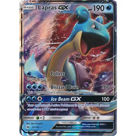 Lapras GX -Single Card-Ultra Rare [35/149]-The Pokémon Company International-Ace Cards &amp; Collectibles