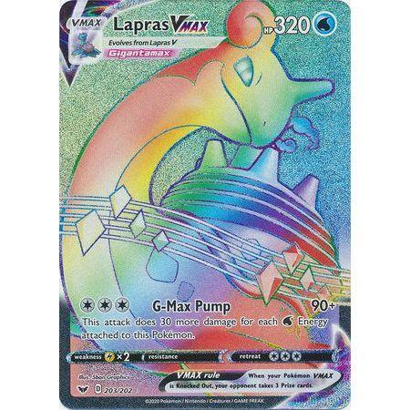 Lapras VMAX -Single Card-Hyper Rare [203/202]-The Pokémon Company International-Ace Cards &amp; Collectibles