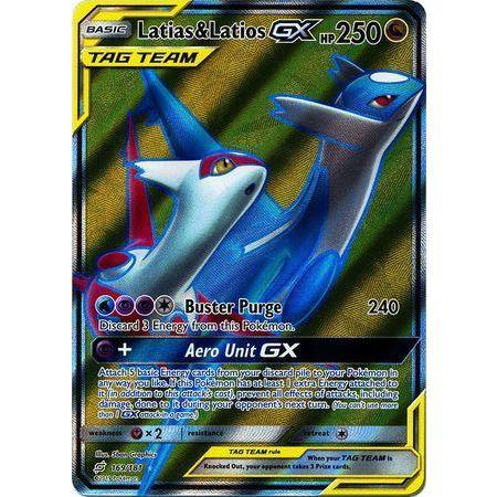 Latias &amp; Latios GX -Single Card-Full Art Ultra Rare [169/181]-The Pokémon Company International-Ace Cards &amp; Collectibles