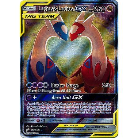 Latias &amp; Latios GX -Single Card-Full Art Ultra Rare [170/181]-The Pokémon Company International-Ace Cards &amp; Collectibles