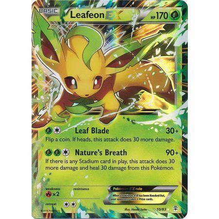 Leafeon EX -Single Card-Full Art Ultra Rare [10/83]-The Pokémon Company International-Ace Cards &amp; Collectibles