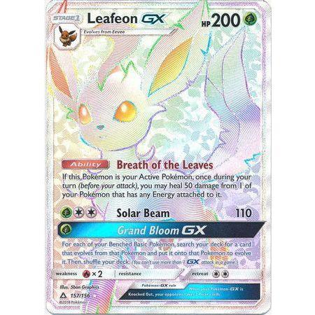 Leafeon GX -Single Card-Hyper Rare [157/156]-The Pokémon Company International-Ace Cards & Collectibles