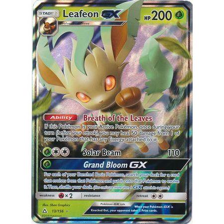 Leafeon GX -Single Card-Ultra Rare [13/156]-The Pokémon Company International-Ace Cards &amp; Collectibles