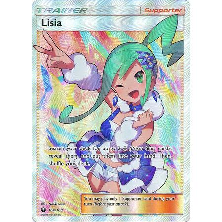 Lisia -Single Card-Full Art Ultra Rare [164/168]-The Pokémon Company International-Ace Cards & Collectibles