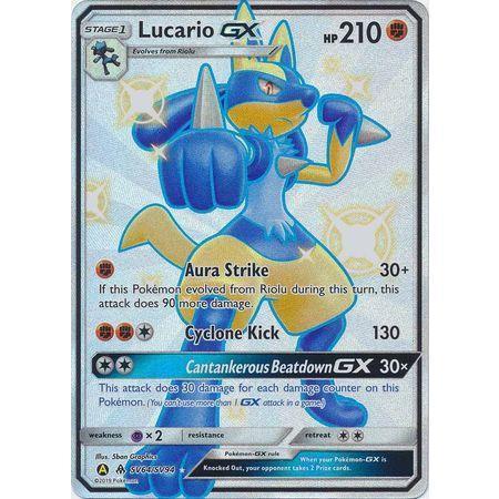 Lucario GX -Single Card-Shiny Ultra Rare [SV64/SV94]-The Pokémon Company International-Ace Cards &amp; Collectibles