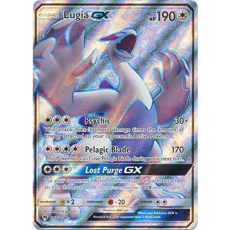 Lugia GX -Single Card-Full Art Ultra Rare [207/214]-The Pokémon Company International-Ace Cards &amp; Collectibles