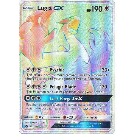 Lugia GX -Single Card-Hyper Rare [227/214]-The Pokémon Company International-Ace Cards &amp; Collectibles