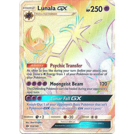 Lunala GX -Single Card-Hyper Rare [153/149]-The Pokémon Company International-Ace Cards &amp; Collectibles